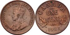 Canada 1 Cent 1931  Bronze 3,2