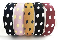 Haarreifen Breit 3cm Gepunktet