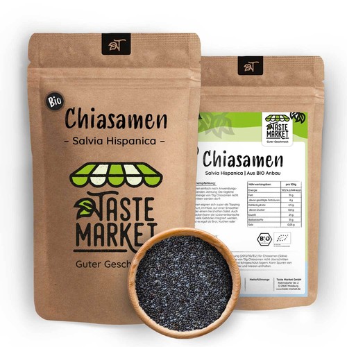 Bio chiasamen salvia - chiasamen, |