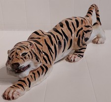 Keramik Figur Tiger 50 cm lang
