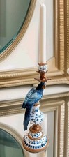 Kerzenleuchter Papagei Barock