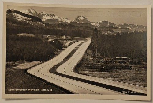 Reichsautobahn münchen - ak,