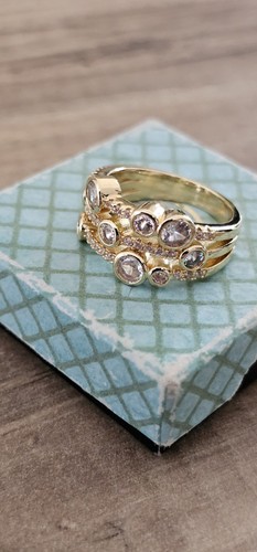 Neu gold kristall blase - kristall,