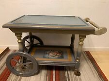 Designtisch Warenkorb aus Massivholz 107x67x53cm