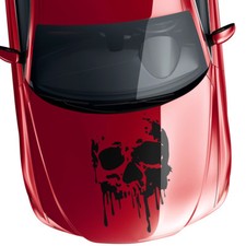 Aufkleber Grunge Totenkopf