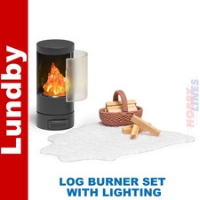 Lundby kamin set mit - set,