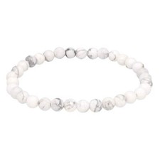 Magnesit kugelarmband 6mm - 6mm, |