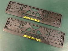  2 x AMG Kennzeichenhalter