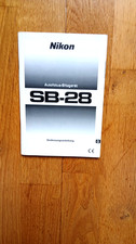 Bedienungsanleitung für Nikon SB-28 Autofocus-Blitzgerät
