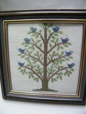 Kreuzstich Stickbild Fremme