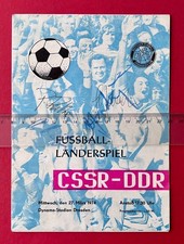 DDR Fussball Programmheft 1974