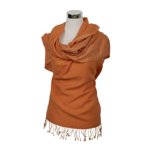 Schal cashmere seide apricot - schal,
