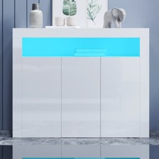 Sideboard Weiss Hochglanz