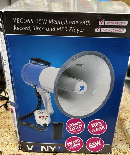 Meg065 akku megafon mit sirene - mit,