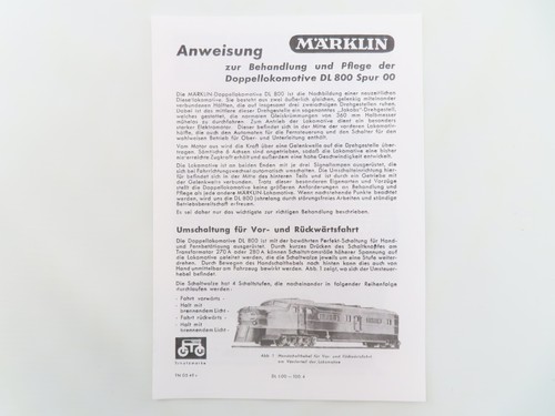 Marklin 800 double - dl,