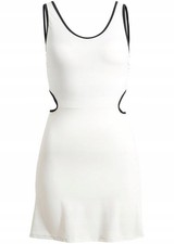 Badekleid aus recyceltem Polyamid Gr. 42 Weiß Bade-Kleid Bademode Einteiler Neu