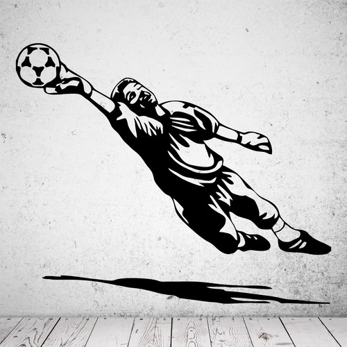 Wandtattoo fussball torwart - fussball,
