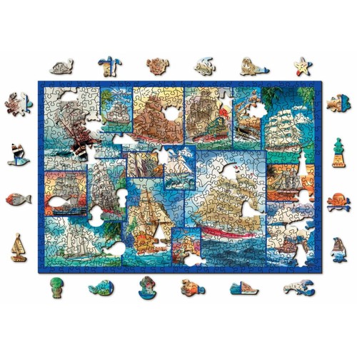 Wooden city holzpuzzle - wooden,