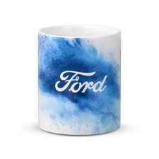 Ford Tasse "Splash", 330ml, blau-weiß, Keramik