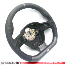  S-LINE Tuning Abgeflacht Lenkrad für Audi A4,A5,A6,8E0,8K0 4F0 RS Grau Ring