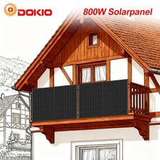 Balkonkraftwerk SolarPanel 800W Mono PV Modul Photovoltaik für Haushaltsstrom 