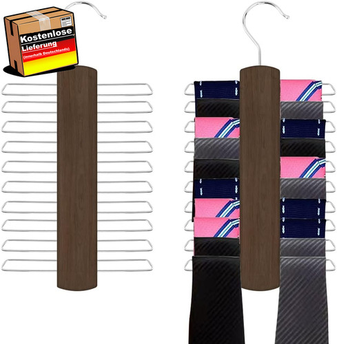Krawattenhalter doppelpack mit - krawattenhalter,