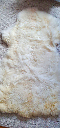 Lammfell echt - ,