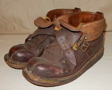 Braune Leder Schuhe Skischuhe