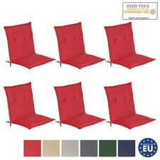 6x Sitzkissen Polster Auflage