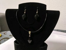 Schmuckset Onyx Silber
