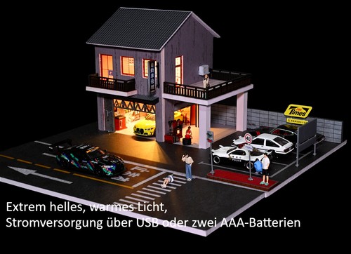 Diorama parkplatz modell - diorama,