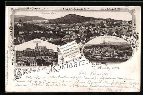 Lithographie königstein ts - lithographie, /ts