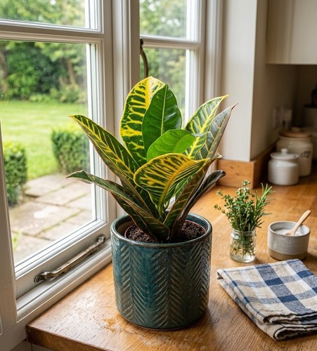 Kroton codiaeum variegatum - /,