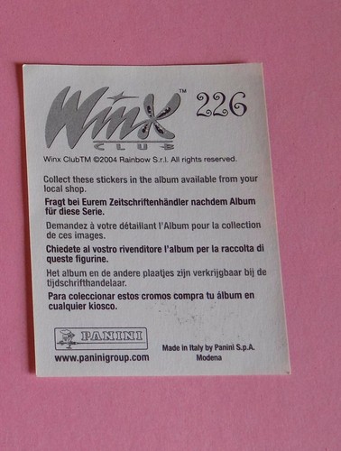 Stickeralbum panini winx - panini,