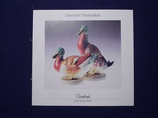 Dekorative Tier Plastiken - Hände machen Goebel -  Prospekt von Goebel 1984