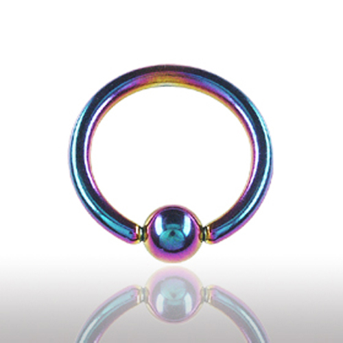 0mm regenbogen piercing - 1,0mm,