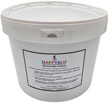 HAPPYKOI® Aktivkohle Pellets - Hochaktive Formaktivkohle 4 mm - 4,5 kg