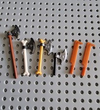 LEGO Waffe Schwert Axt Bogen Minifigur Ritter Orcs Zubehör 6 Stück P55