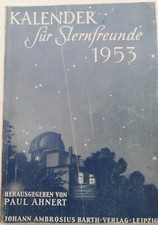 Kalender für Sternfeunde 1953