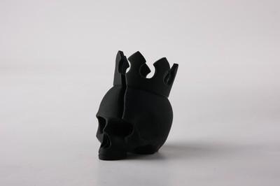 Totenkopf mit krone gothic - totenkopf,