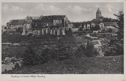 Alte ansichtskarte freyburg - ansichtskarte, a