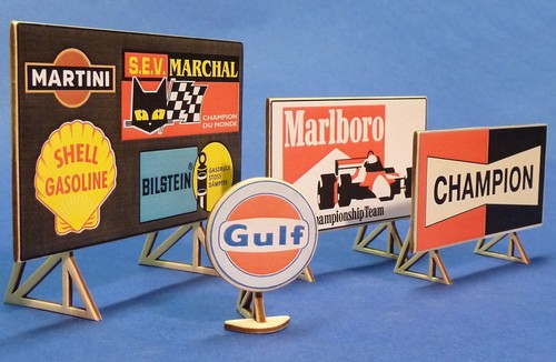 Slotcar werbetafel 4er - 4er, in