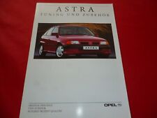 OPEL Astra F Limousine Caravan Tuning und Zubehör Prospekt Brochure von 1991