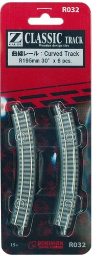 Rokuhan spur r032 gebogenes - spur,