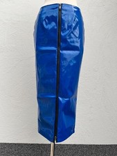 blauer Lack Humpel Rock , Gr