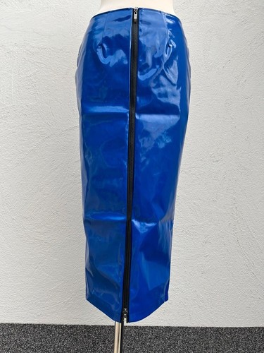 Blauer lack humpel rock - blauer, ,