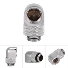 90 Grad PC-Wasserkühlung Zwei-Touch-Fitting G1/4 Gewinde Ellenbogen Barb