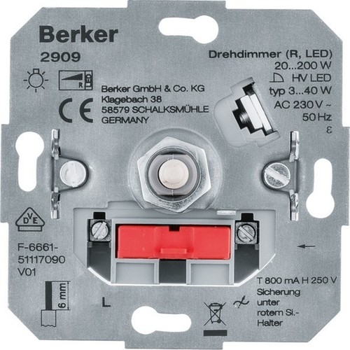 Berker drehdimmer - berker, led)