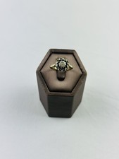 Vintage Ring 9 kt Gold Saphir