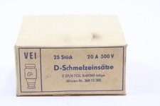 25 fusible inserts E27 20A